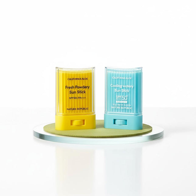 NATURE REPUBLIC California Aloe Sun Stick SPF50+ PA++++ 24g MatteCooling Moisture 2 types