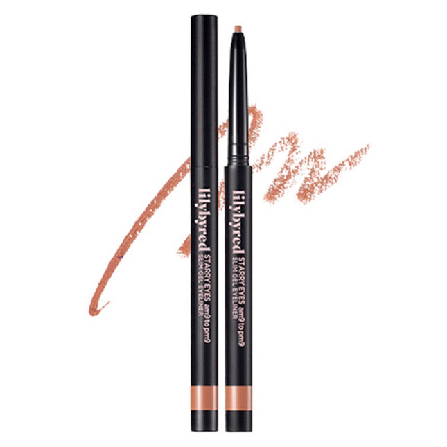 LILYBYRED  Starry Eyes Nine to Nine Slim Gel Eyeliner 0.14g, 1 pc, 06 Ginger Milk Tea