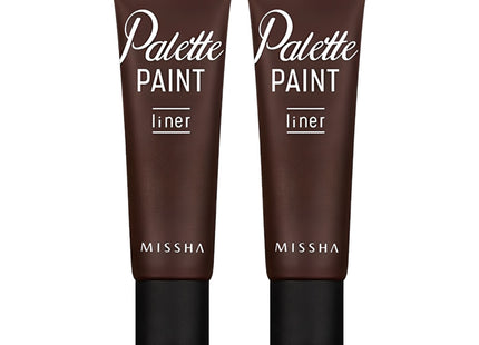 MISSHA  Palette Paint Gel Liner 6g, 2count, Brown