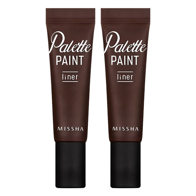MISSHA  Palette Paint Gel Liner 6g, 2count, Brown