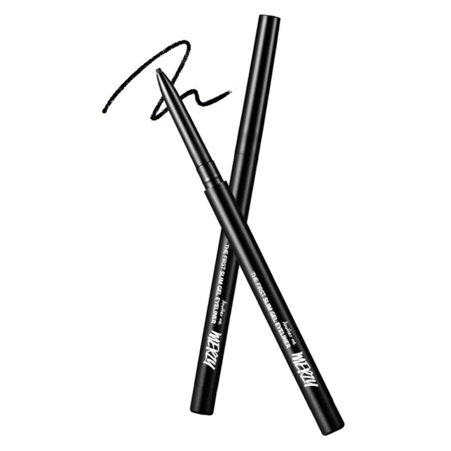 MERZY  The First Slim Gel Eyeliner 0.05g, GS1 Black Onyx, 1 Count