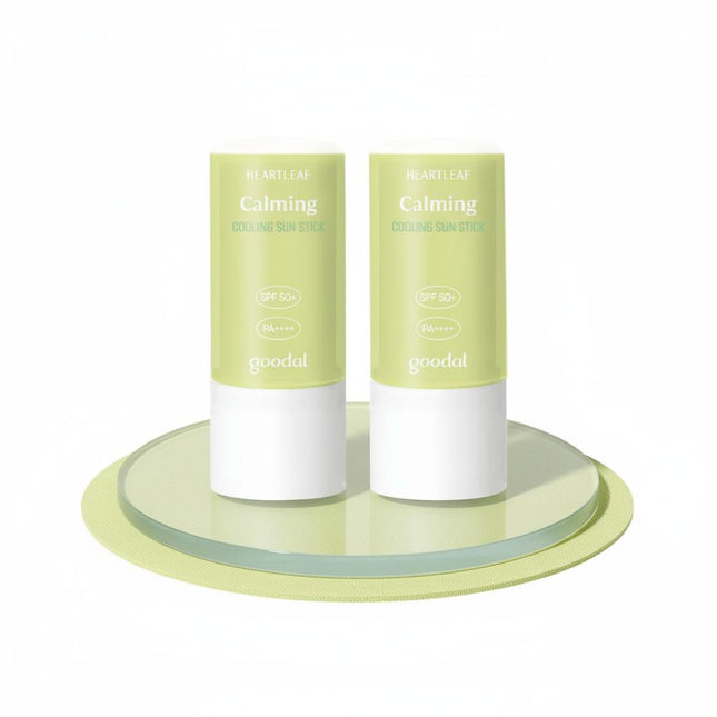GOODAL Clear Mugwort Calming Cooling Sun Stick 19g 1+1 Special Set