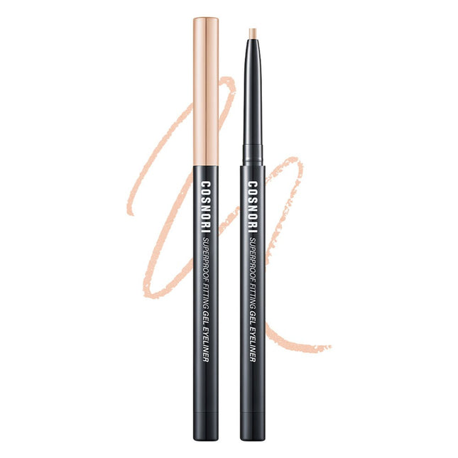 COSNOIR  Super Proof Fitting Gel Eyeliner Pencil 0.13g, 11 Nudy Cream, 1 Count