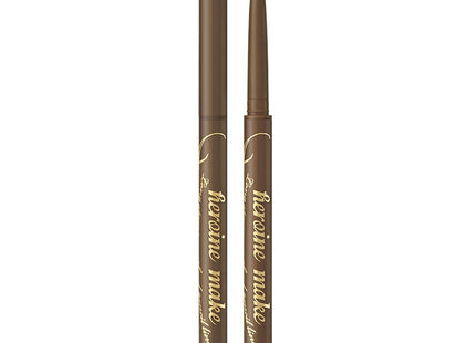 HEROINE MAKE  Long Stay Smooth Gel Pencil Eyeliner 0.1g, 1 Count, 04 Ash Brown