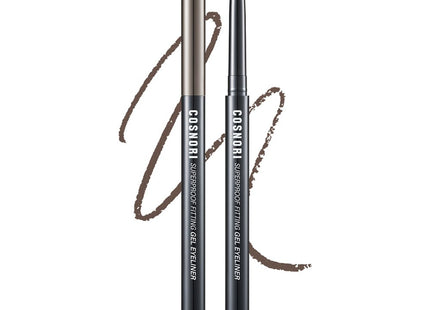KOSMETICA (KOSNOIRE) KOSMETICA Superproof Fitting Gel Eyeliner Pencil, 15 Ash Gray, 1 Count