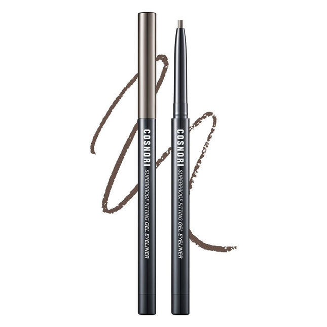 KOSMETICA (KOSNOIRE) KOSMETICA Superproof Fitting Gel Eyeliner Pencil, 15 Ash Gray, 1 Count