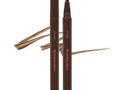 ETUDE HOUSE Drawing Show Brush Eyeliner 0.6g, Angshim Brown, 1 pc