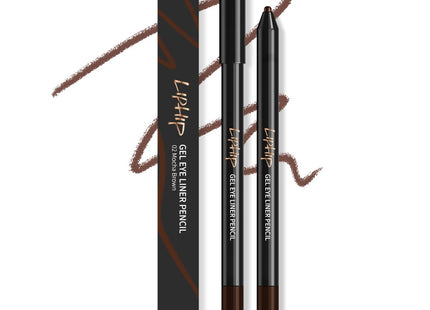 RIPHIP Liphip Gel Eyeliner Pencil 0.4g, 02 Mocha Brown, 1 Count