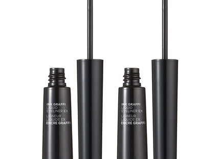 THE FACE SHOP fmgt Ink Graphic Liquid Liner EX 5.5g, 2 Count, 01 Deep Black