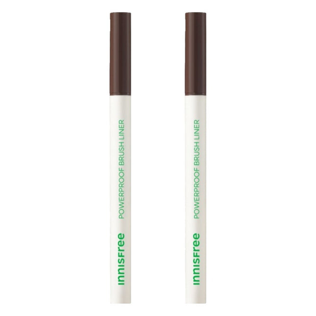 INNISFREE Innisfree Powerproof Brush Liner 0.6g, 2 Brown, 2 Count
