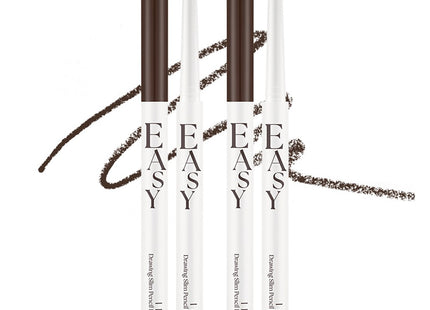 IPKN  Easy Drawing Slim Pencil Eyeliner 0.13g, 02 Brown, 2 Count