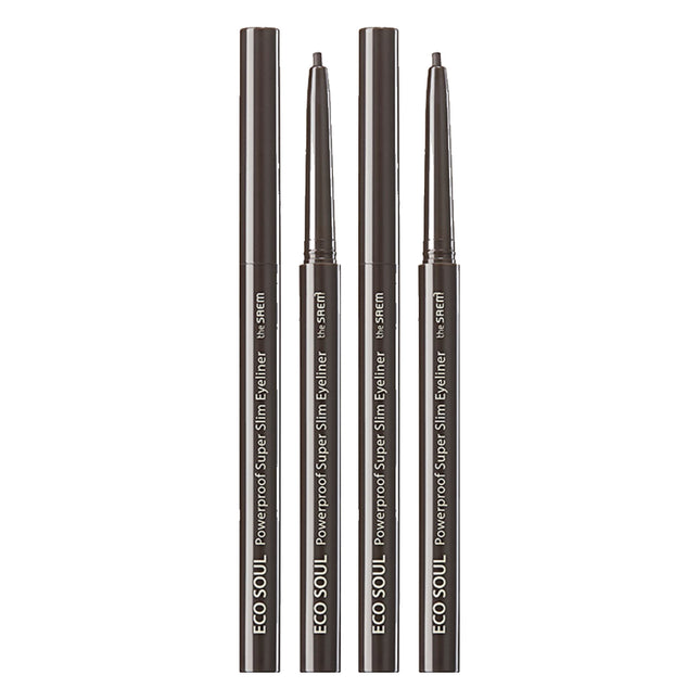 THE SAEM The Saem Eco Soul Waterproof Ultra Slim Eyeliner 0.1g, 2 Count