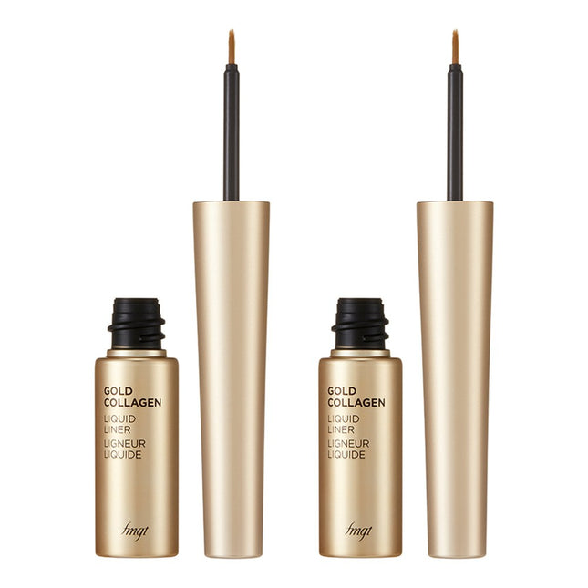 FMGT FMGT Gold Collagen Liquid Eyeliner 5.5g, 2 Count, Black