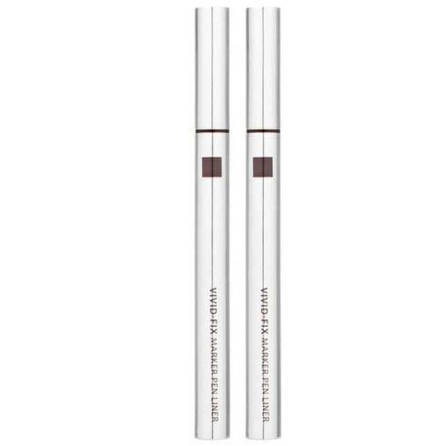 MISSHA  Vivid Fix Marker Pen Liner, Deep Brown, 2 count