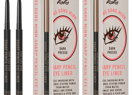 CHOSUNGAH 22 PUPIL BEAUTY SHARP PENCIL EYE LINER 0.06g, DARK PRESO, 2 COUNT