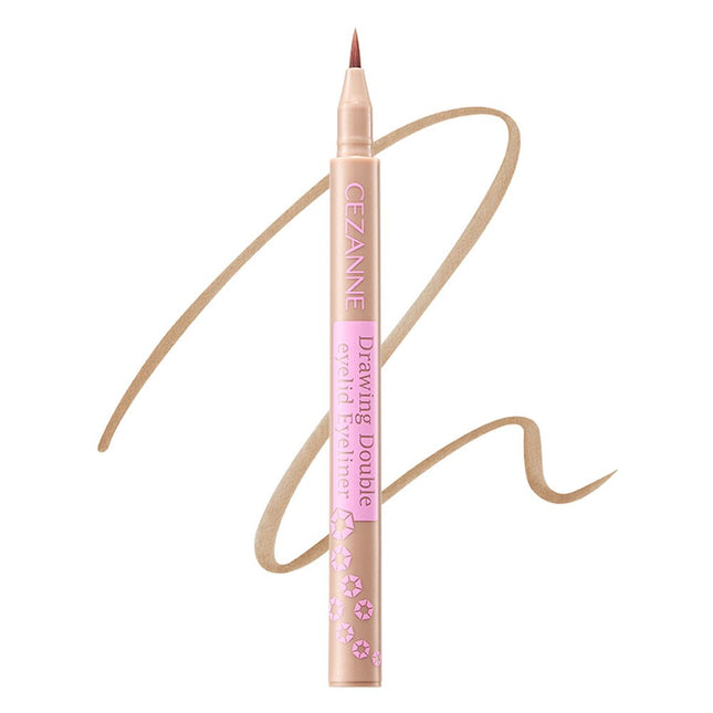 CEZANNE Cezanne Drawing Double Eyeliner 0.5ml, 20 Greige, 1 Count