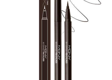 MCQUEEN NEW YORK  Waterproof Pen Eyeliner 0.6g, Brown Black, 1 Count