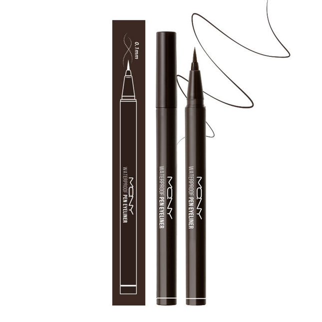 MCQUEEN NEW YORK  Waterproof Pen Eyeliner 0.6g, Brown Black, 1 Count