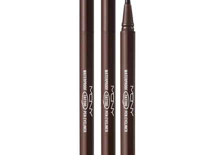 MCQUEEN NEW YORK  Waterproof Pen Eyeliner 0.6g, Deep Brown, 2 Count