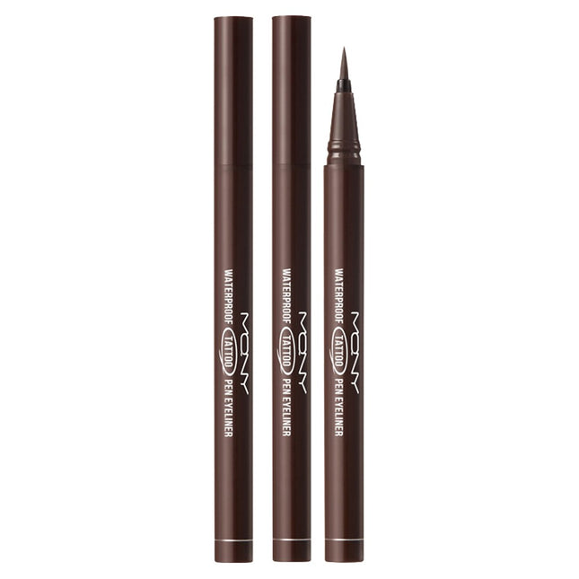 MCQUEEN NEW YORK  Waterproof Pen Eyeliner 0.6g, Deep Brown, 2 Count