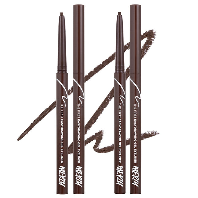 MERGE  The First Easy Drawing Gel Eyeliner 0.14g, EG3 Maroon, 2 Count