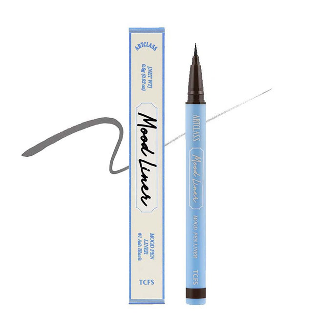 TOO COOL FOR SCHOOL ARTCLASS Mood Pen Liner 0.6g, No.1 Ash Black, 1 count