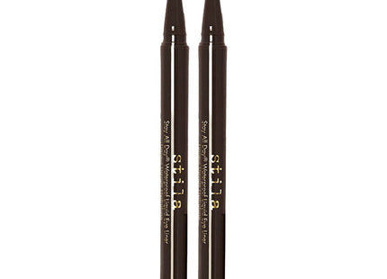 STILA  Stay All Day Dual-Ended Waterproof Liquid Eyeliner 1ml, Dark Brown, 2 Count