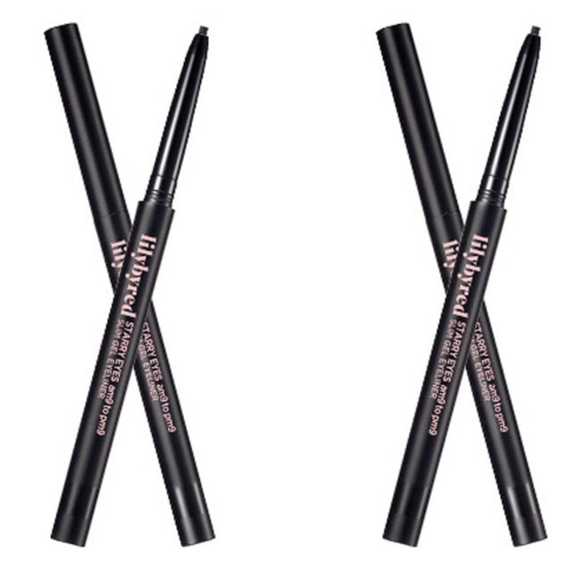 LILYBYRED Lilybyred Starry Eyes Nine to Nine Slim Gel Eyeliner, 1 Matte Black, 2 count