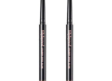 LILYBYRED  Starr Gaze Nine To Nine Slim Gel Eyeliner 0.14g, 02 Matte Brown, 2pcs