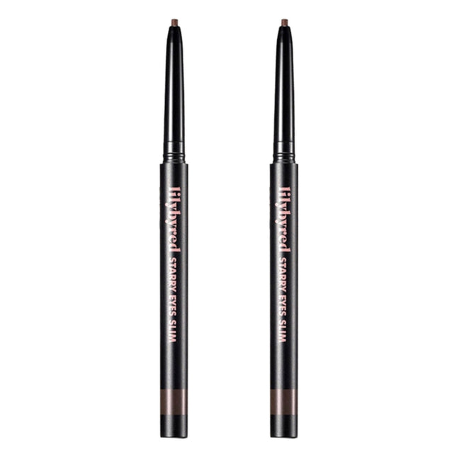 LILYBYRED  Starr Gaze Nine To Nine Slim Gel Eyeliner 0.14g, 02 Matte Brown, 2pcs