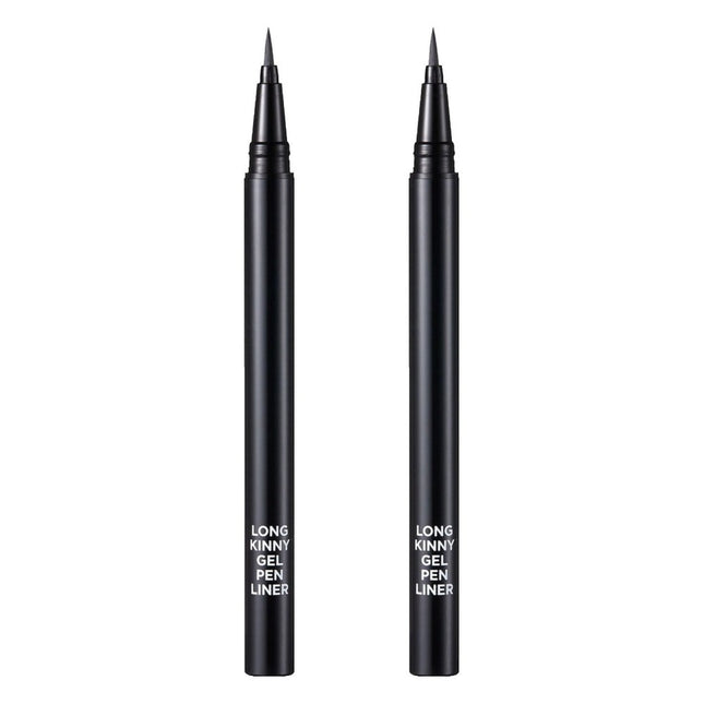 TONYMOLY  Perfect Eyes Longkinny Gel Pen Liner 0.6g, 1 Gel Black, 2 Count