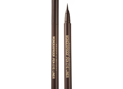 B.O.M BOM Wonderproof Pen Eyeliner 0.5g, 02 Wonderbrown, 1 Count