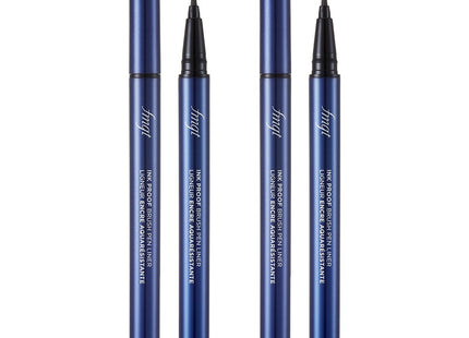 FMGT  Inkproof Brush Pen Liner 0.6g, 01 Blackproof, 2 Count