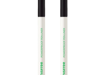 INNISFREE  New Powerproof Pen Liner 0.6g, Set of 2 Black