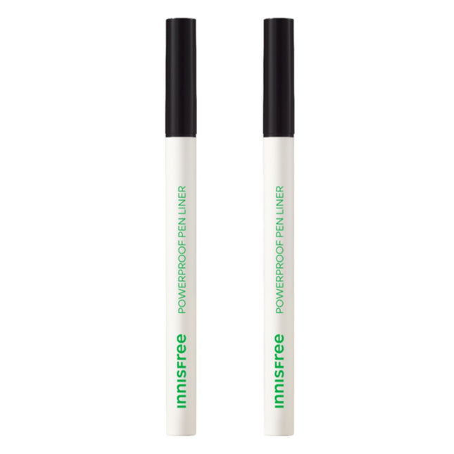 INNISFREE  New Powerproof Pen Liner 0.6g, Set of 2 Black