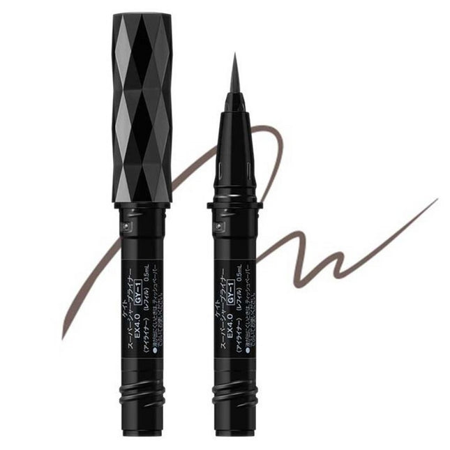 KANEBO KATE Kate Super Sharp EX4.0 Eyeliner Refill Double Set 0.5ml, GY-1 Dark Greige