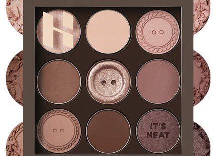 HOLIKAHOLIKA My Fave Mood Eye Palette, Button Up, 1 Count