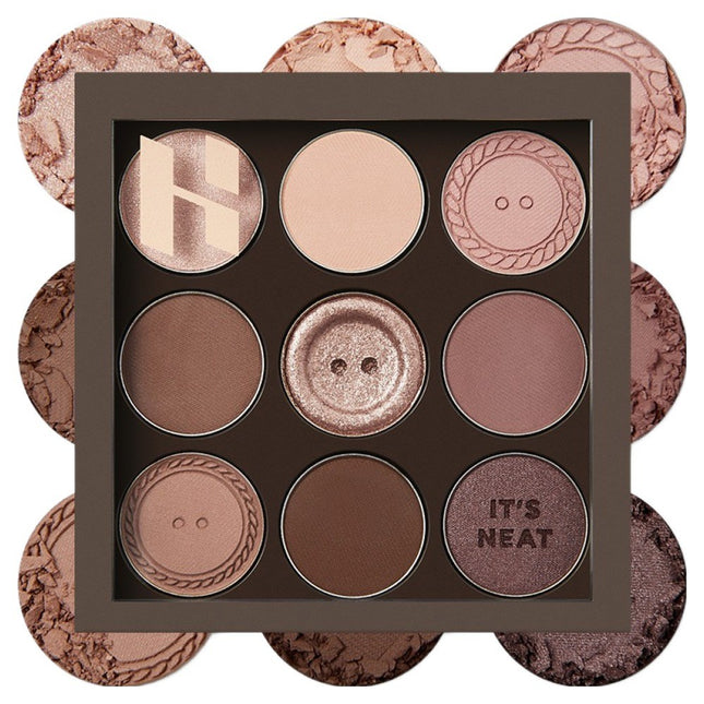 HOLIKAHOLIKA My Fave Mood Eye Palette, Button Up, 1 Count
