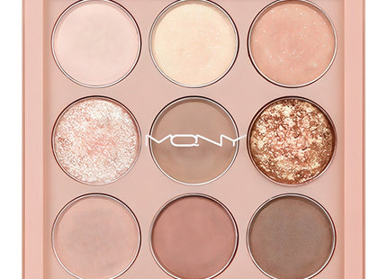 MCQUEEN NEWYORK  1001 Tone-on-Tone Shadow Palette PRO9, Nude Mood, 1 Count
