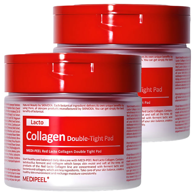 MEDI-PEEL  Lacto Collagen Double Tight Pad 270ml, 70 Count, 2 Pack