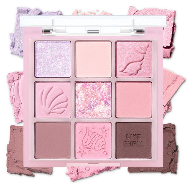 HOLIKA HOLIKA My Fave Mood Eye Palette, Shell in the Sea, 1ea