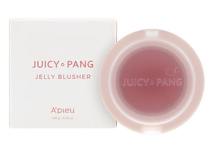 APIEU  Juicy Pang Jelly Blusher 4.8g, RD01 Stop Apple Red, 1 Count