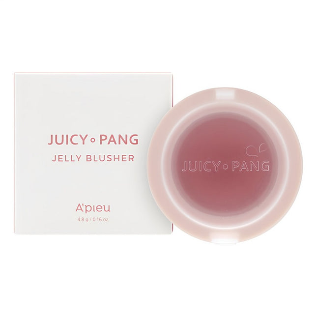 APIEU  Juicy Pang Jelly Blusher 4.8g, RD01 Stop Apple Red, 1 Count