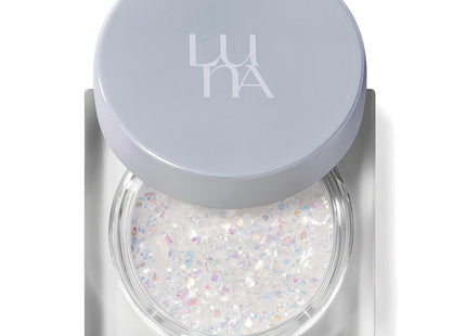 LUNA  Glitter Lighting Up Formula Pact Eyeshadow, No. 5 Glimmer On, 1 Count