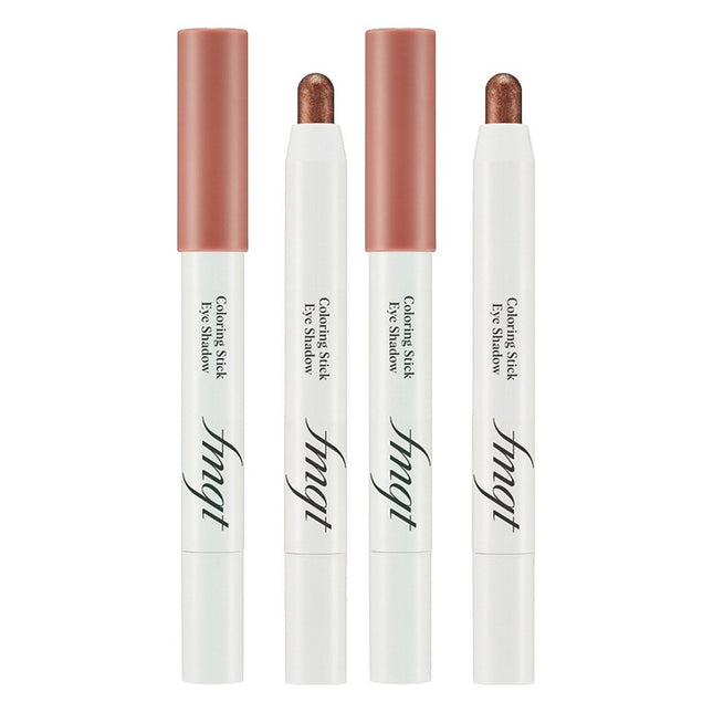 THE FACE SHOP  fmgt E Coloring Stick Eyeshadow, 04 Dark Brown, 2 Count