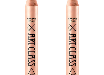TOOCOOLFORSCHOOL Too Cool For School Art Class Frottage Pencil, Shade 9 Sheer Nude, 2 Count