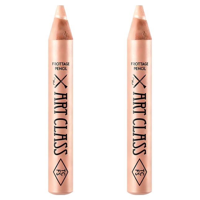 TOOCOOLFORSCHOOL Too Cool For School Art Class Frottage Pencil, Shade 9 Sheer Nude, 2 Count