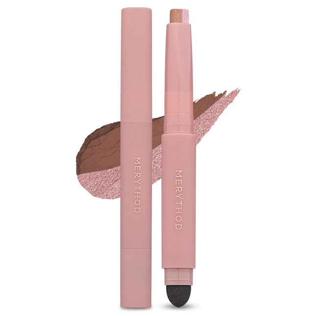 MERYTHOD  Two Tone Eyeshadow 07 Mauve Brown 1ea
