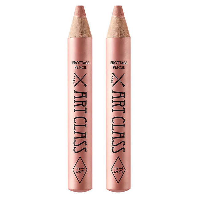 TOOCOOLFORSCHOOL ART CLASS PROTAJE PENCIL EYESHADOW 2 ROSEY DEW 2pcs