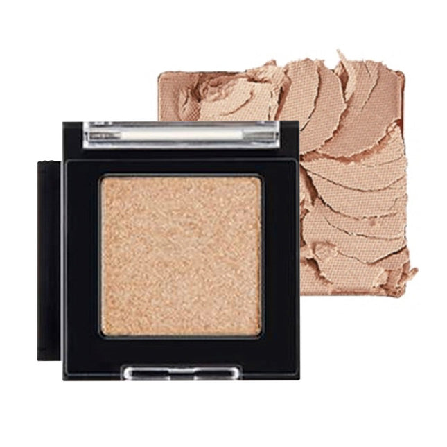 THE FACE SHOP  Mono Cube Eyeshadow Glitter 1.8g BE02 Dear Beige 1ea